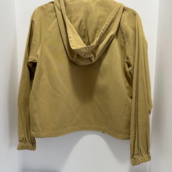 NWT _ PLM Hooded  Drawstring Utility Jacket; Color: Khaki; Size: S (Small) - Picture 4 of 4
